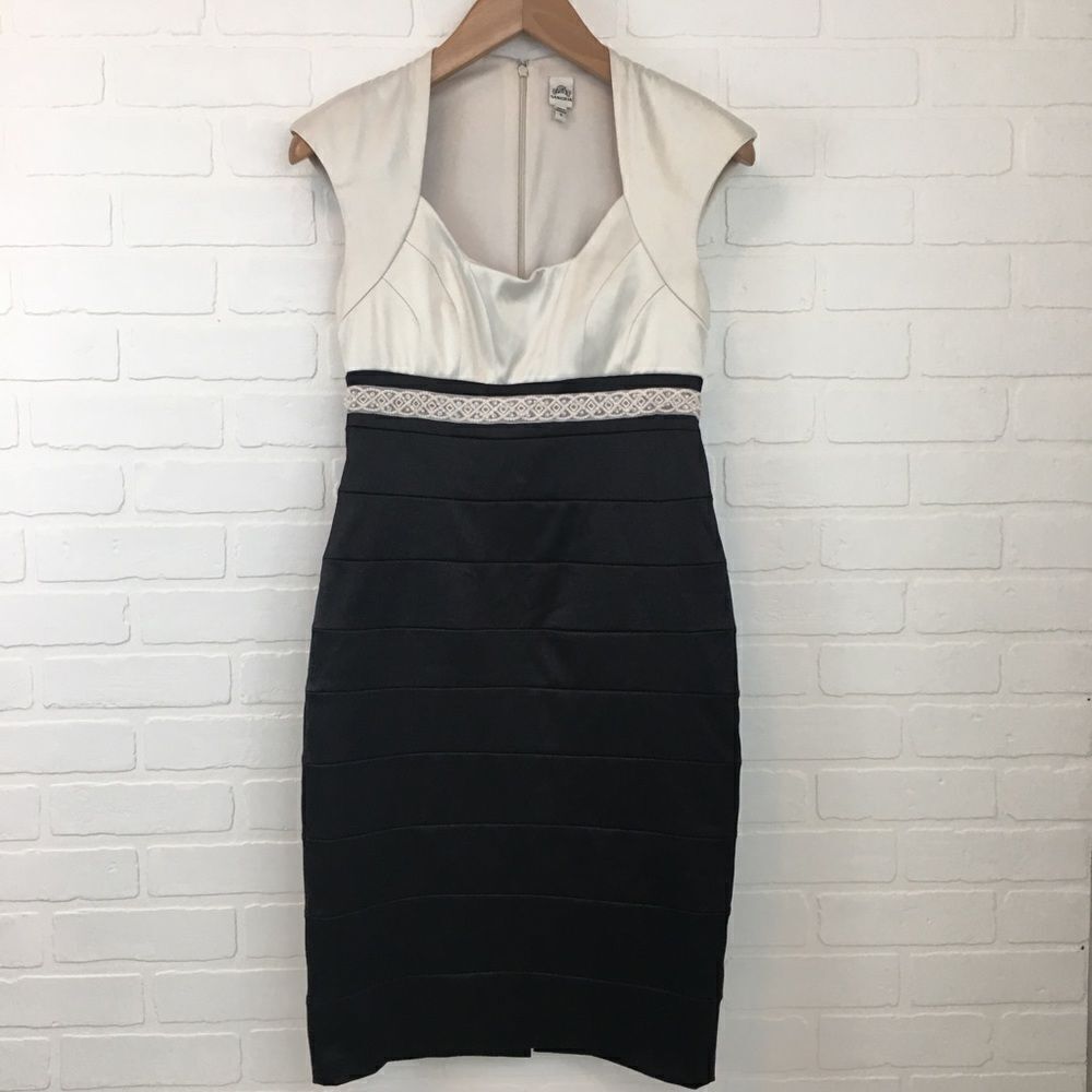 Sangria Fitted Classy Cocktail Dress
